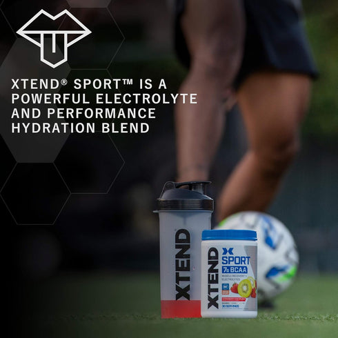 XTEND Sport BCAA Powder - Strawberry Kiwi Splash | 30 Servings Electrolyte Powder for Recovery & Hydration