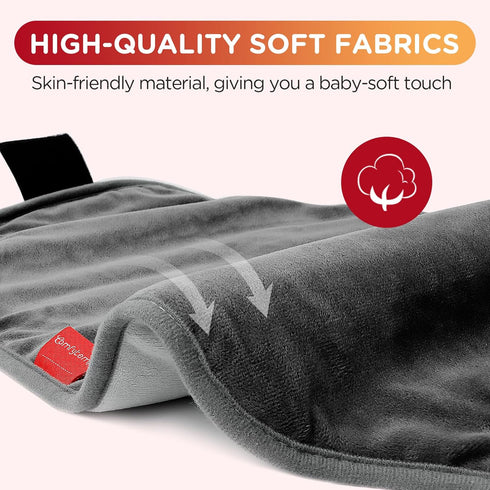 Upgraded Heating Pad for Back Pain Relief, Comfytemp Large Electric Heat Pad for Cramps, XL Heated Belt
