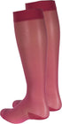 Truform Sheer Compression Stockings, 15-20 mmHg, Women's Knee High, Pink, X-Large
