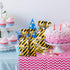 Gejoy 100 Pieces Construction Party Favor Bags, Truck Themed Candy Treat Gift Bags with Golden Twist Ties