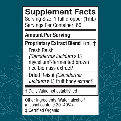 Immune 2 oz (60 Host Defense Reishi Extract - Heart & Health Support Supplement - Mushroom Supplement to Support Energy