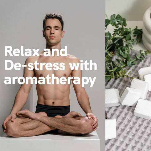 Sport Shower Steamers - Made in USA with Natural Eucalyptus Essential Oil, Shower Tablet Fizzies for Relaxation, Stress and Sinus Relief, Muscle Recovery for Athletes