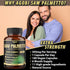11in1 Saw Palmetto Capsules with Ashwagandha, Turmeric, Tribulus, Maca & More - 180 Count Healthy Prostate & Hair