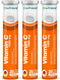 nutrazul Vitamin C 1000mg Effervescent Tablets - Orange 20’s (Pack of 3) | Gluten Free, Lactose Free, Sugar Free &