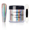 Holographic Powder 0.07oz/2g, 10 Micron Chrome Fine Powder for Epoxy Resin/Nails, Rainbow Holographic Mirror Nail