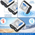 Mihobatt 5-Pack CR-P2 6V 1650mAh 223A, DL223A, EL223AP, 2CR-P2 Battery, Lithium Replacement