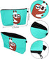 SATINIOR 6 Pcs Llama Makeup Bags, 8.7 x 5.3 Inch Alpaca Cosmetic Pouch, Cartoon Pattern Toiletry Organizer