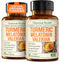 Turmeric, Melatonin & Valerian Root Sleep Aid Supplement - Natural Sleep Aid for Adults with Relaxation Support, 2-Pack