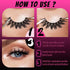 Veleasha Lashes - 10 Pairs Natural Fluffy False Eyelashes, Soft Wispy 3D Faux Mink Lashes Pack (V06)