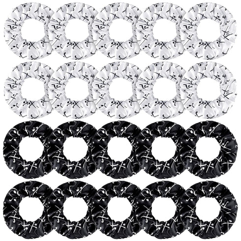 WILLBOND 20 Pcs Sport Hair Scrunchies - Gifts Sports Scrunchy Elastic Silk Satin Hairband Ponytail Holder for Women