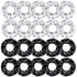 WILLBOND 20 Pcs Sport Hair Scrunchies - Gifts Sports Scrunchy Elastic Silk Satin Hairband Ponytail Holder for Women