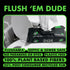 DUDE Wipes Flushable Wipes, 3 Pack of 144 Extra-Large Herbal Relief Wet Wipes, Septic Safe Butt Wipes for Adults