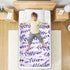 miaozhen 52" 34" Lavender Floral Extra Large Resuable Toddler Mattress Pads Soft Absorbent Baby Diaper Changing Pad