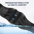 Fit Geno Back Brace for Lower Back Pain Relief - Adjustable Lumbar Support for Men & Women