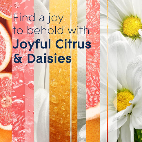 Glade Automatic Spray Refill, 6.2 Oz, 3 Count | Air Freshener for Home and Bathroom, Joyful Citrus & Daisies