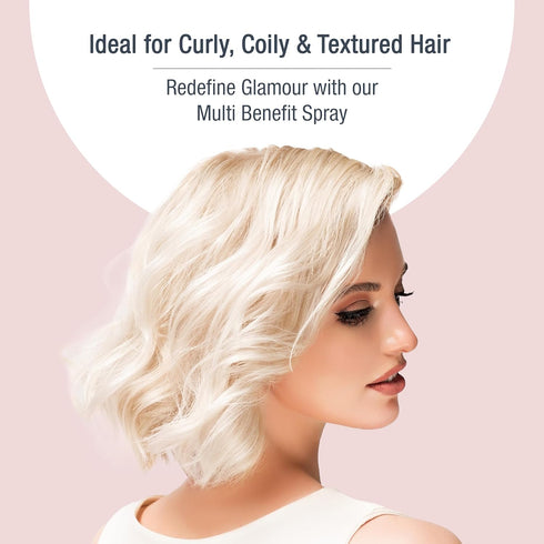Multi Benefit Styling Spray, Anti-Humidity Frizz Control, Infused with Coconut, Avocado & Shea Butter
