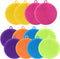 Silicone Dish Scrubber, 12 Pack Food Grade BPA Free Reusable Sponges for Kitchen Dish Washing and Cleaning