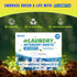FIXSMITH Laundry Detergent Sheets - 200 Loads (100 Sheets), Fresh Linen Scent, Eco-Friendly, Plastic-Free, Travel Strips