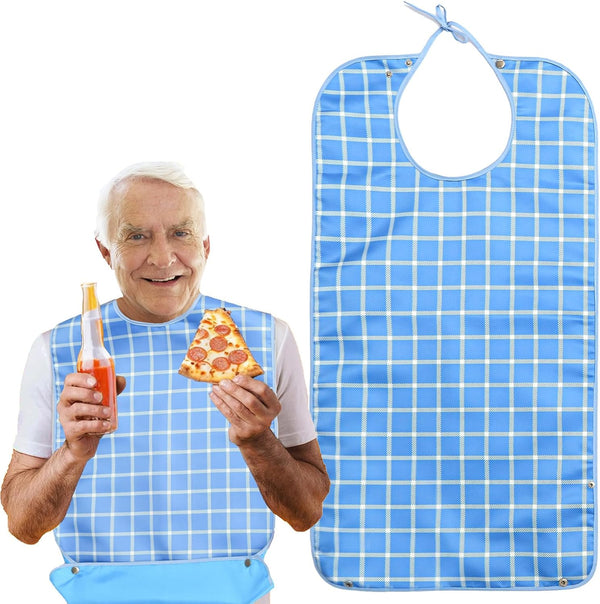 Pafusen Adult Bibs for Men - Waterproof Clothing Protector for Adults -