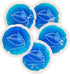 NatraCure 4" Circle Gel Ice Packs - 5 Pack, Blue, Reusable Round Cold Packs for Kids Injuries, Pain Relief