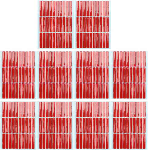 Nail Tip Display Tape, 10 Sheets Double Sided Adhesive Tape for Nail Art Accessories, Home & Salon Use