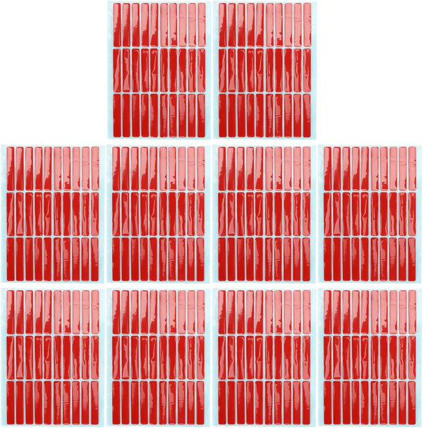 Nail Tip Display Tape, 10 Sheets Double Sided Adhesive Tape for Nail Art Accessories, Home & Salon Use