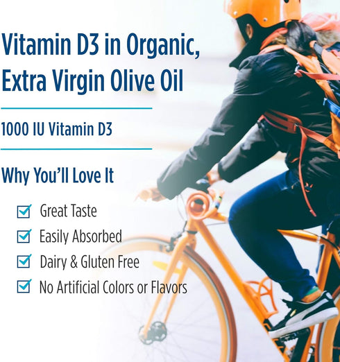 Nordic Naturals Pro Vitamin D3 1000, 120 Mini Soft Gels, 1000 IU, Supports Healthy Bones, Mood & Immune Function