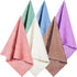 Syhood 6 Pieces Face Wash Cloth, 12 x 12 in Makeup Remover Coral Velvet Microfiber Towel for Cleansing