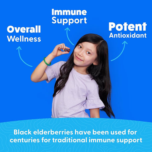Feel Great Vitamin Co. Elderberry Gummies for Kids - Immune Support, 90 Gummies