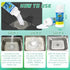 Toilet6Pcs Drain Cleaner Powder, Wild Tornado Sink and Drain Cleaner Powerful Pipeline Dredging Agent, Kitchen