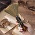 RENEMEGO Witch Broom Witchcraft Supplies - Altar Supplies with Tiger Eye Stone Wiccan Stuff Goddess Magic Broomstick