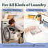 Roobi Unscented Baby Laundry Detergent Sheets for Sensitive Skin, Sustainable for Newborns & Infants, Up to 128 Loads