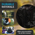 Heavy Duty Black Trash Bag, 20-30 Gallon, Unscented, 1.5 Mil, Coreless Rolls, 29 x 36, 100 Ct for Kitchen & Bathroom