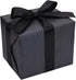 1 inch Black Satin Ribbon, 50 Yards Solid Fabric Roll for Wedding Invitations, Gift Wrapping, Party Decorations