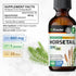 Horsetail Tincture, Organic Horsetail Herb for Hair Growth, 2 Fl.Oz. Pure Ingredients Liquid Extract