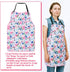 Sorcristy Adult Bib for Women, Reusable Adult Bibs for Eating with Crumb Catcher, Adjustable Bib Clothing Protectors