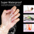 Sun&Beam Nails Adhesive Tabs - 25 Sheets Waterproof Transparent Strong Sticky Double Sided Tape Stickers for Press On