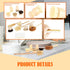 Swakuta 12 Set 65 Pcs Bamboo Dish Brush with Ft Hemp Rope Wooden Palm Pot Brush Natural Scrubbers Brushes Sisal