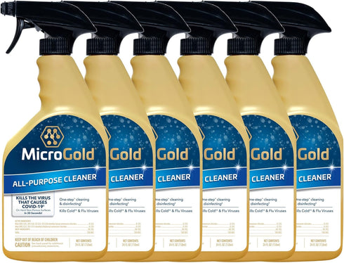 All-Purpose Cleaner Spray, Kills 99.9% of Bacteria and Viruses, Bleach Free, 24 Fluid Ounces, 6 Pack