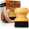 CLARK'S Food Grade Mineral Oil & Wax Applicator for Wood Cutting Boards, Butcher Blocks, USA Maple