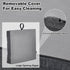 18x16 Memory Foam Wheel Chair Cushions for Seniors, Dual-Layer Anti-Sagging Patent Design with Curved Bottom for Better