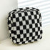 LJJCSFF Sanitary Napkin Storage Bag Menstrual Pad Pouch Checkered Period Bag Feminine Product Purse Tampon Organizer