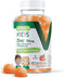 Zinc for Kids Gummies 10mg, with Vitamin C & Echinacea - Immune Support, Chewable Orange Flavor