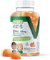 Zinc for Kids Gummies 10mg, with Vitamin C & Echinacea - Immune Support, Chewable Orange Flavor