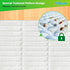 Dry Sweeping Cloths, 100 Count Dry Mop Refills for Swiffer Sweeper, Disposable Duster Refills