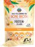 100% Grass-Fed Organic Beef Bone Broth Protein Powder, 15g Protein, Collagen Peptide Rich, Non-GMO, Low Sodium