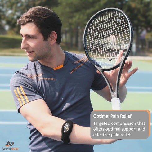 Tennis Elbow Brace (2 pack) – Tendonitis Support Band with Compression Pad and Elbow Strap Wrap for Women and Men
