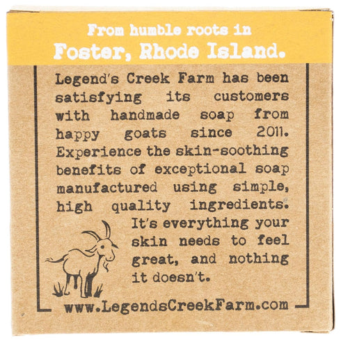 Legend's Creek Farm Goat Milk Soap - 5 Oz Cleansing Moisturizing Bar for Hands and Body (Oatmeal, Milk & Honey, Pack of
