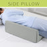 ROYALAY Adjustable Bed Divider for Co Sleeping Adults, Bed Rails with Adjustable Strap, Back Pillow for Sleeping, Foam