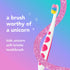 Pack 6 Pack Hello Soft Kids Toothbrushes, Unicorn Toothbrush with Wide Handles, Made for Kids of All Ages, BPA-Free